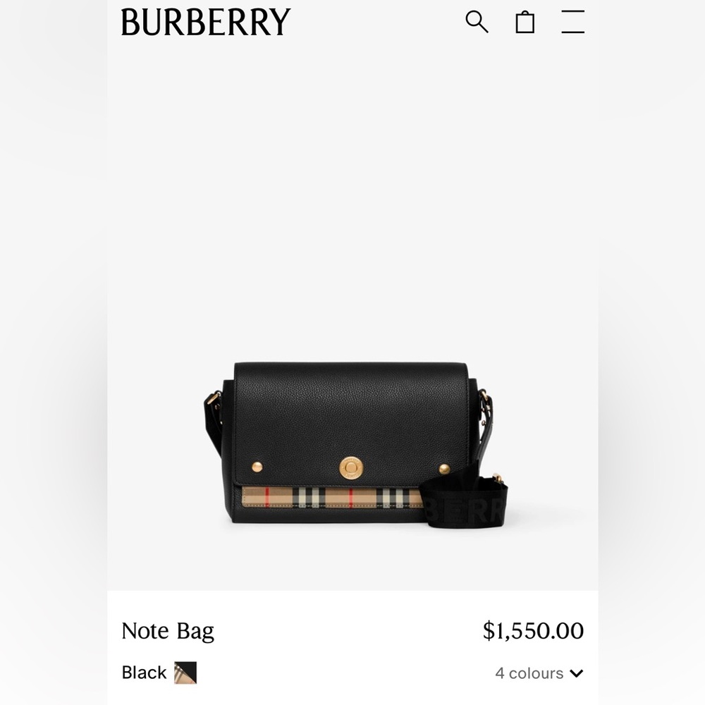 Burberry Note Bag